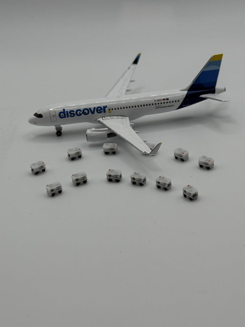 10x Airport GPU - Ground Power Unit - Maßstab 1:500 - MiniAviation