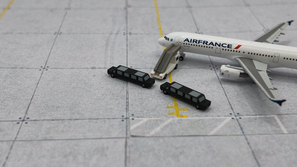 10x Flughafen-Limousinen Maßstab 1:500 - MiniAviation
