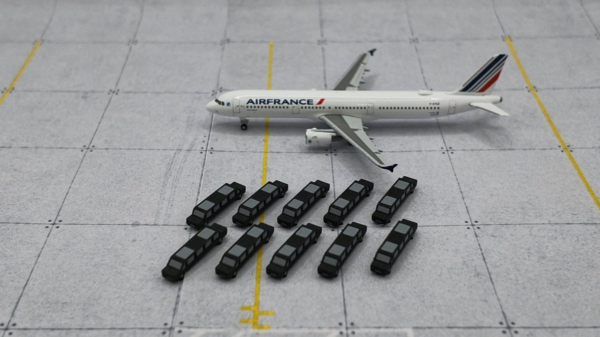 10x Flughafen-Limousinen Maßstab 1:500 - MiniAviation