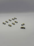 10x Lavatory Trucks (Toiletten - Servicefahrzeuge) – Maßstab 1:500 - MiniAviation