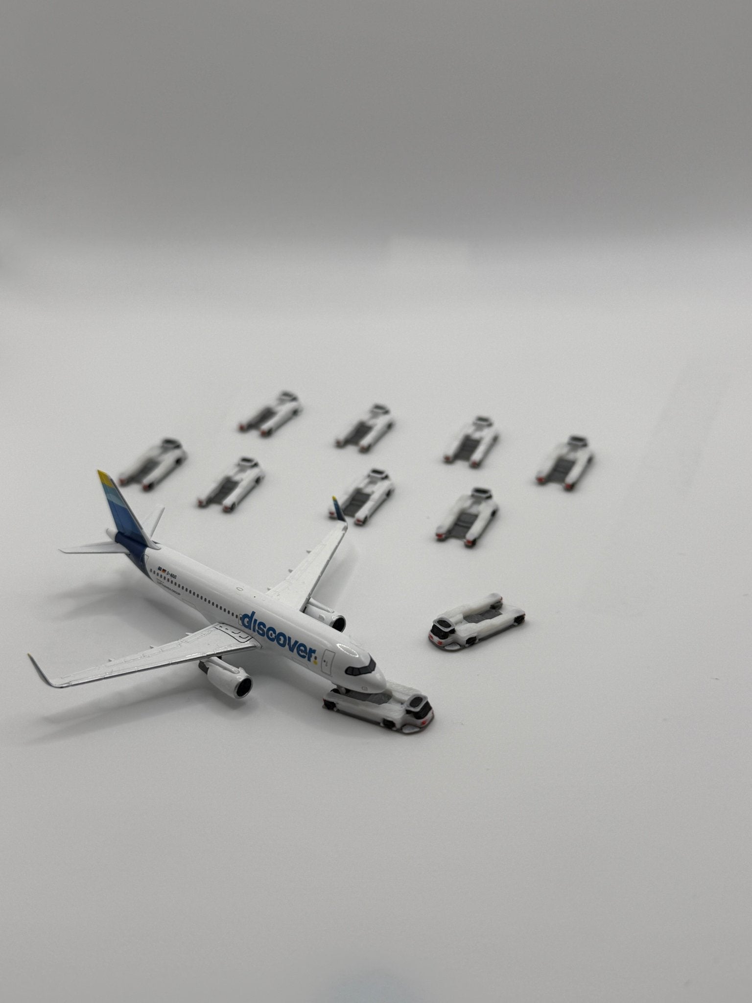 10x Push Truck - Maßstab 1:500 - MiniAviation