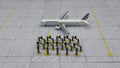 15x Flugzeug-Parkstopper – Maßstab 1:500 - MiniAviation