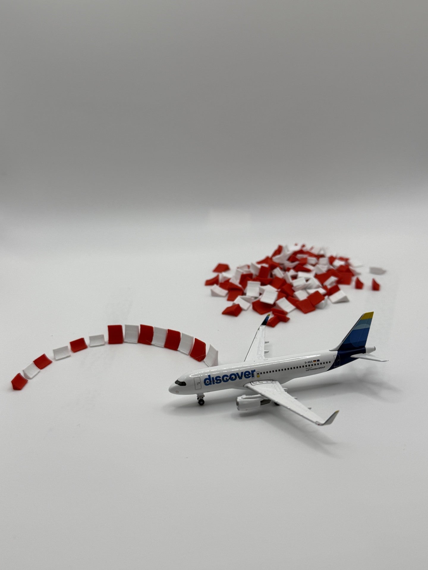 50x Airport Jet Blast Barriers - Maßstab 1:500 - MiniAviation