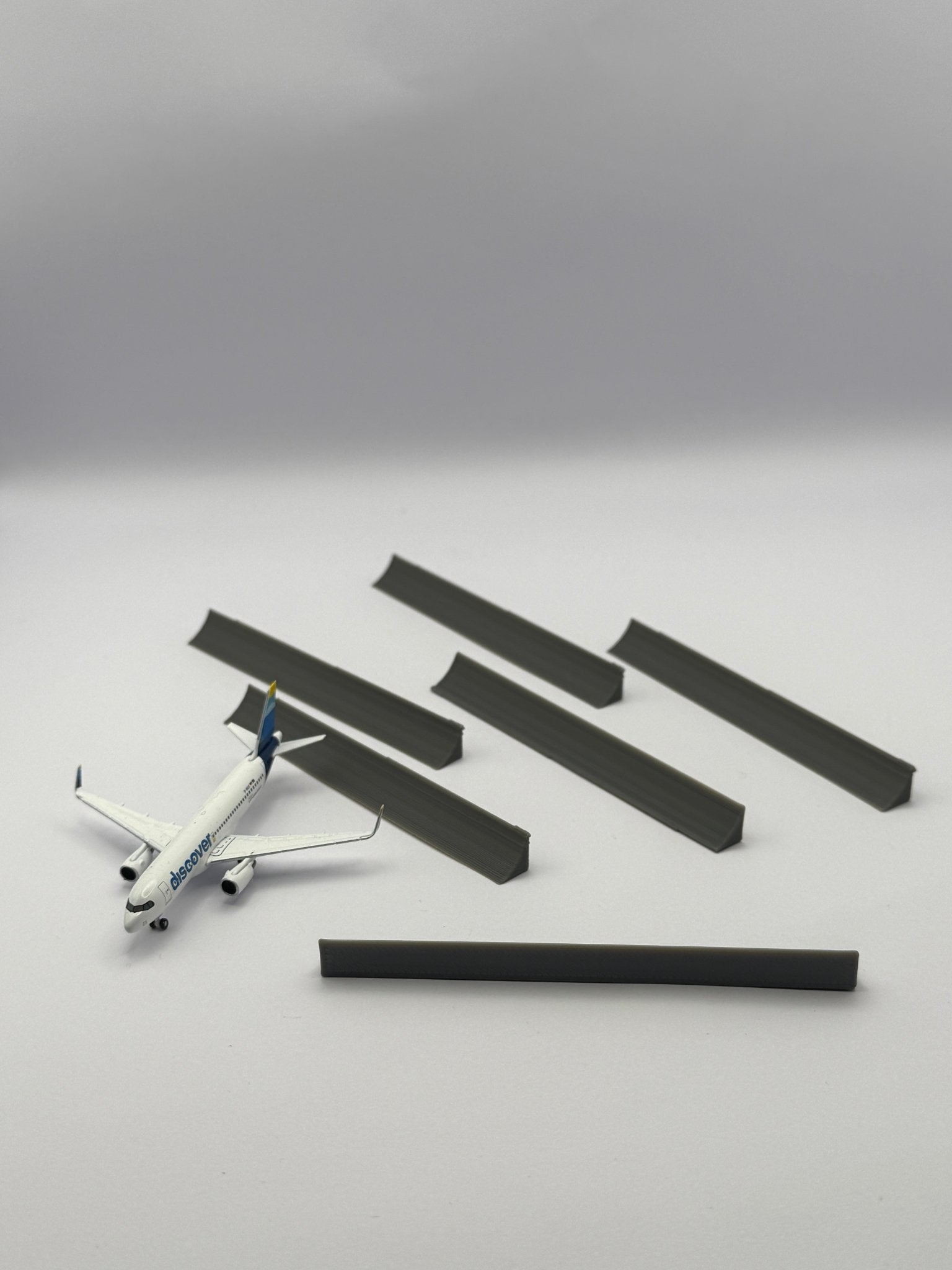 6x Jetblast Barriere – Maßstab 1:500 - MiniAviation