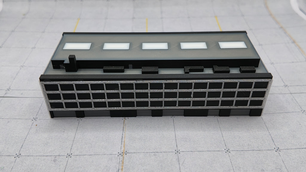 Flughafenterminal – Modernes Terminalgebäude 1:500/1:400
