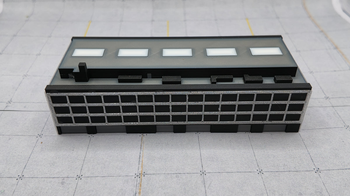 Flughafenterminal – Modernes Terminalgebäude 1:500/1:400