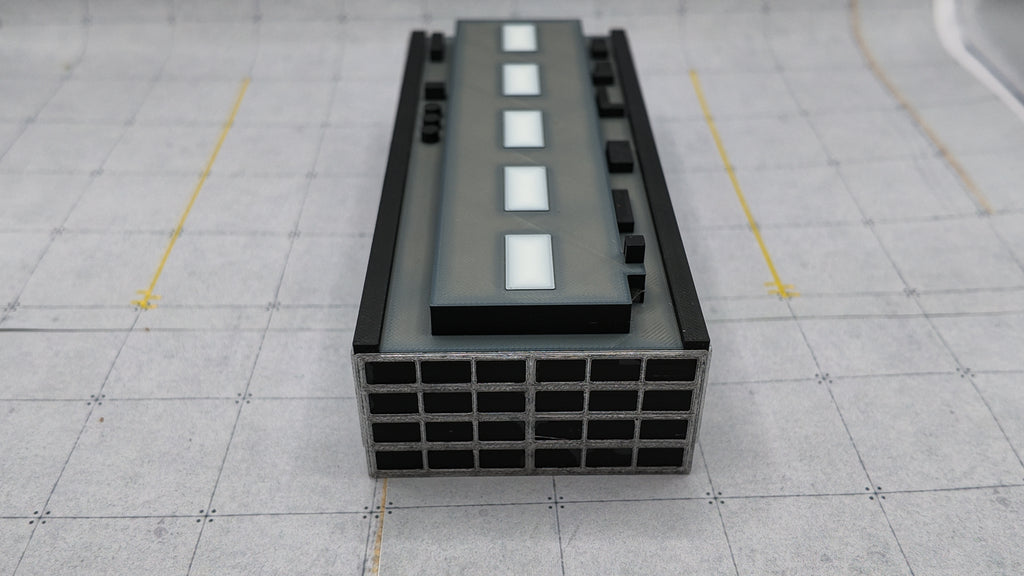 Flughafenterminal – Modernes Terminalgebäude 1:500/1:400