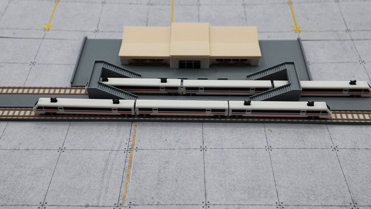 Bahnhof mit Zügen &amp; 2 Gleisen – 1:500 / 1:400 - MiniAviation