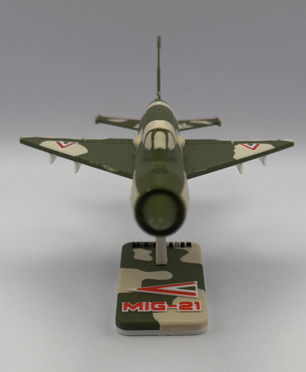 MiG - 21 – 3D - Druck Modellbausatz mit Tarnlackierung - MiniAviation