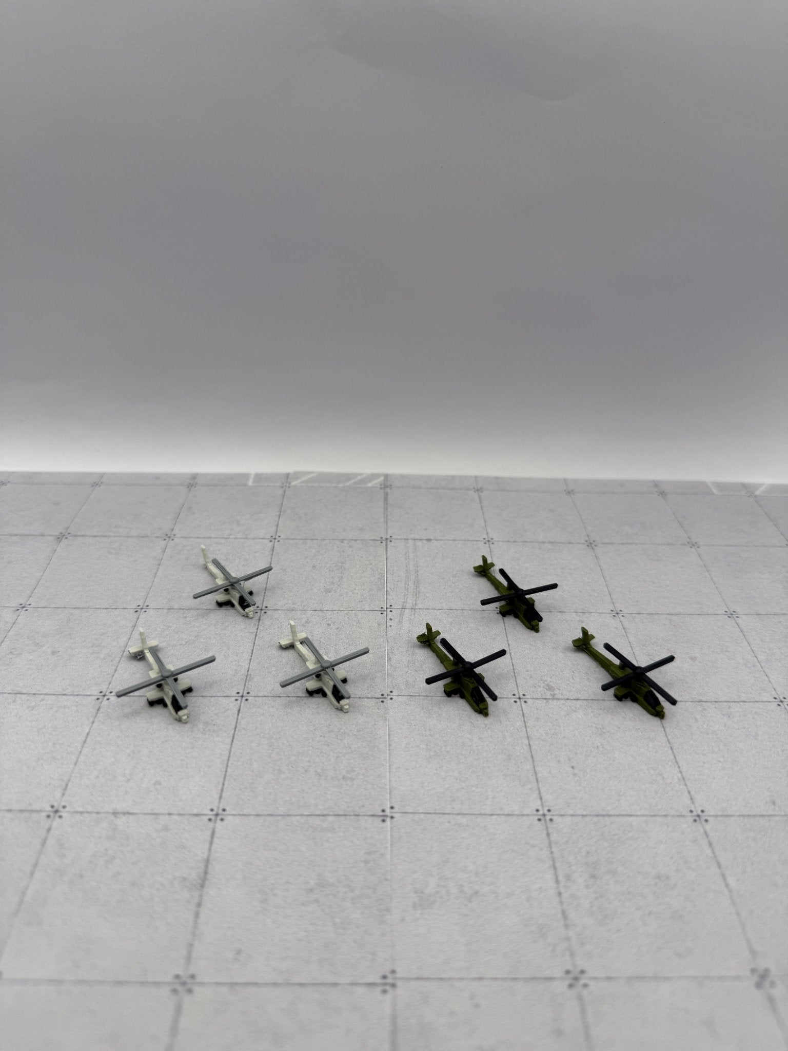 Militärhubschrauber-Set – 6 Hubschrauber - MiniAviation