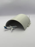 Militärischer Bogenhangar - Maßstab 1:500 - MiniAviation
